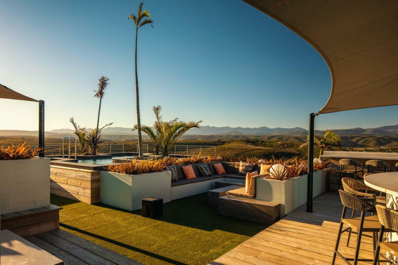 Sky Villa Boutique Hotel By Raw Africa Collection Plettenberg Bay Eksteriør billede The rooftop pool at the new hotel
